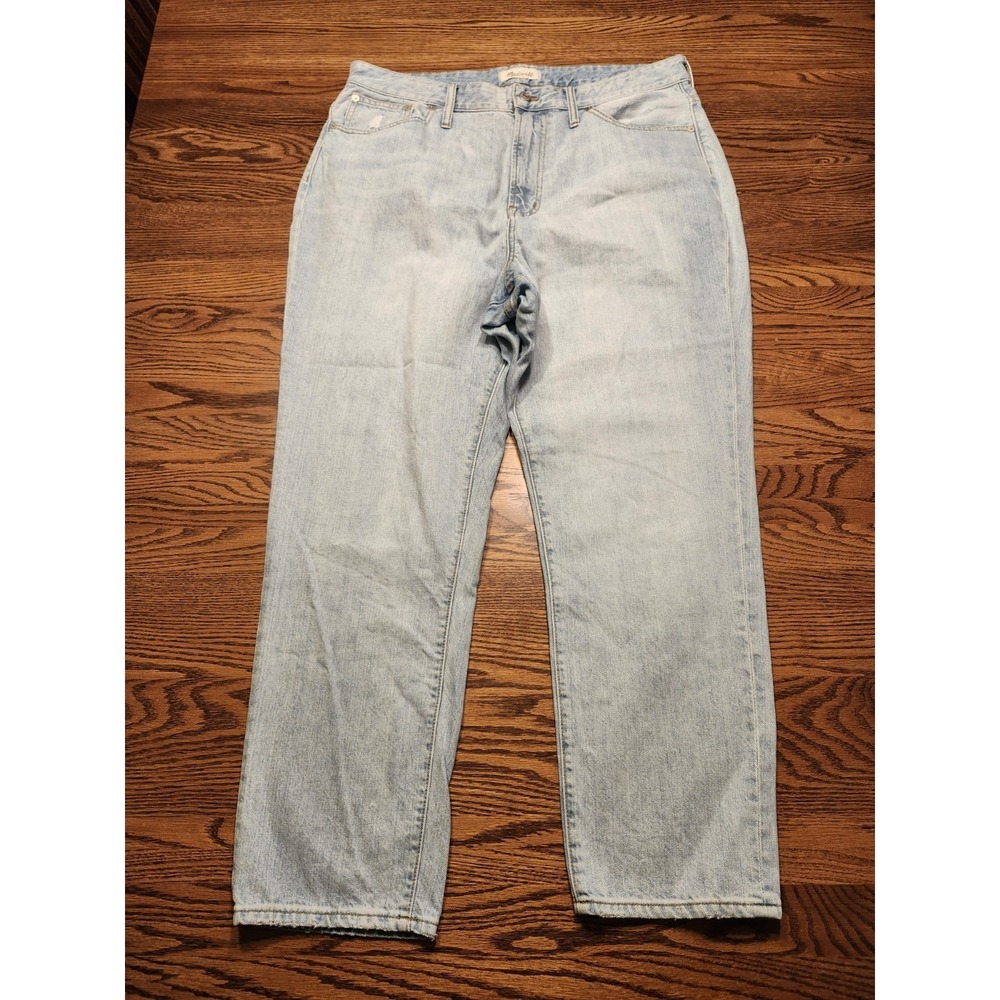 Madewell The Curvy Perfect Vintage Jeans Womens Sz 32 Light Wash Denim‎ Straight